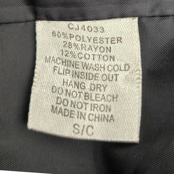 Tcec Womens Small Cloud Sleeve Linen Look Black Dress Bubble Skirt Snap Front - Picture 9 of 9